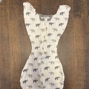 Elephant Print Transitional Swaddle Sack 0-3 months